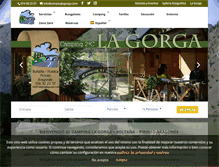 Tablet Screenshot of campinglagorga.com